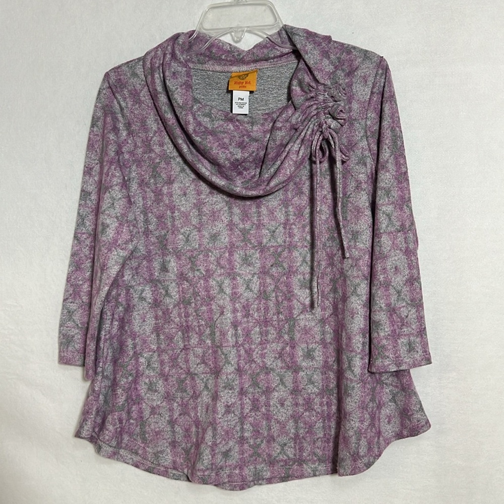 Ruby Road All Cozy Cowl Knit Top - SZ:PM - Picture 1 of 6